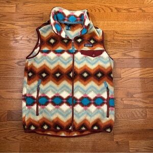 Patagonia Synchilla multicoloured Fall Collection 2016 fleece vest woman’s sz L